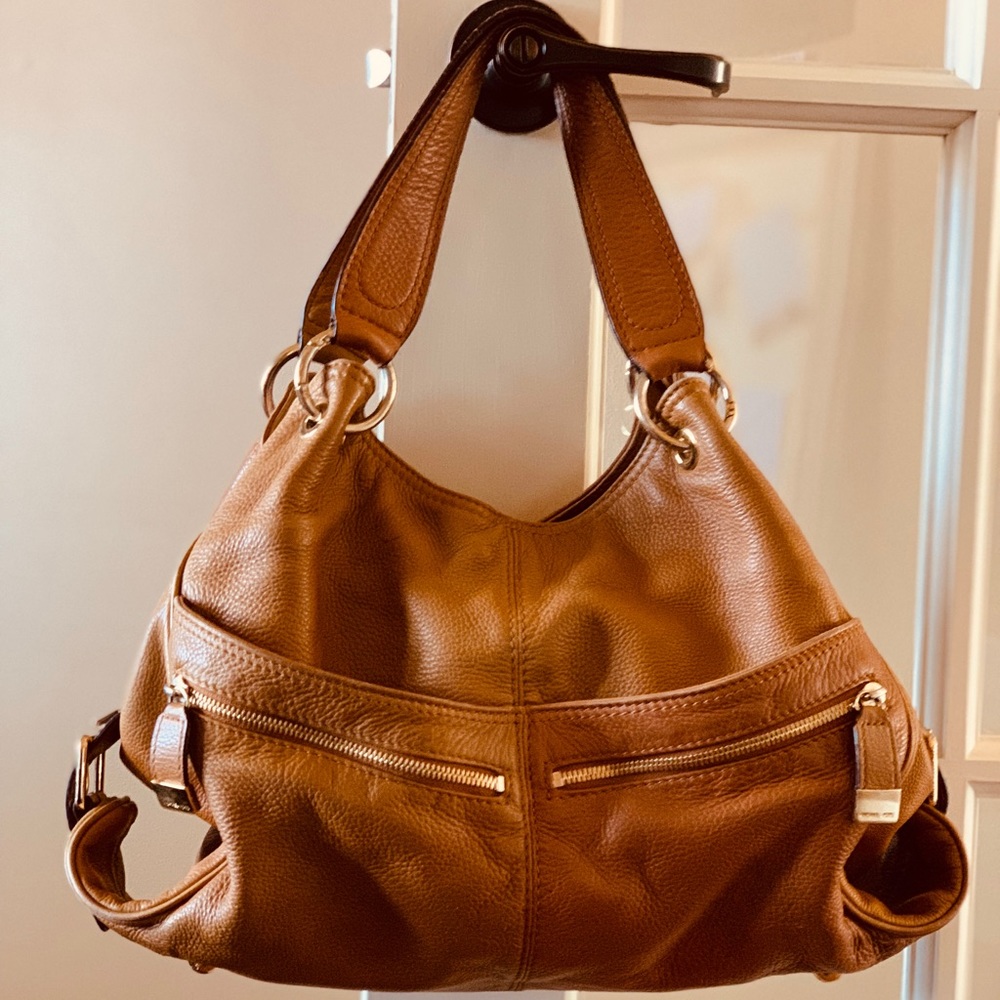 MichaelKors Luggage-Leather Satchel
